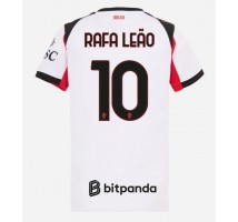 AC Milan Rafael Leao #10 Koszulka Wyjazdowa damskie 2025-26 Krótki Rękaw